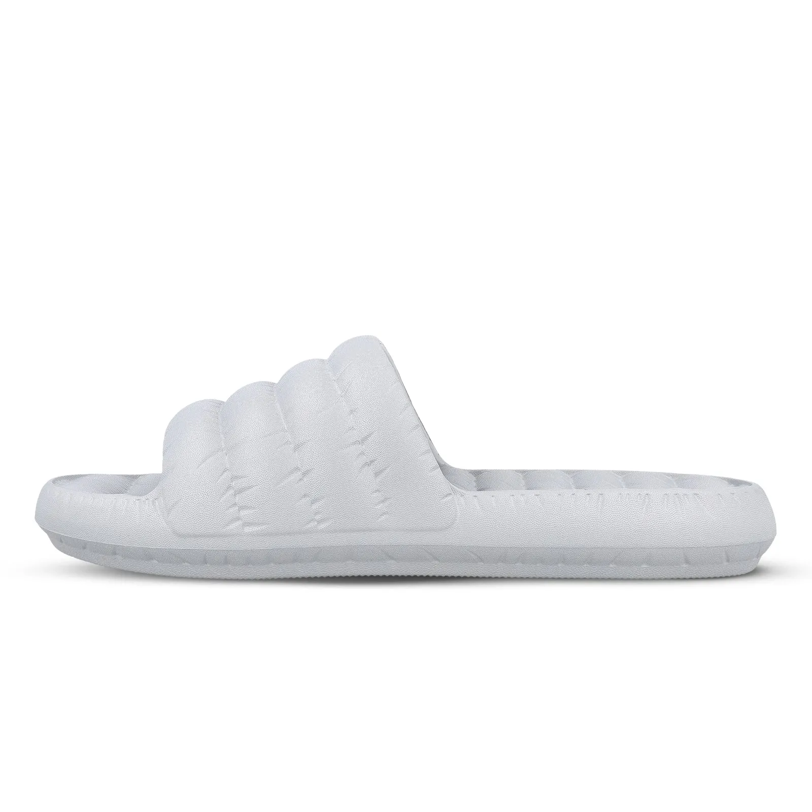 Men's Flip Flop Sliders  - WC8770 Light Grey