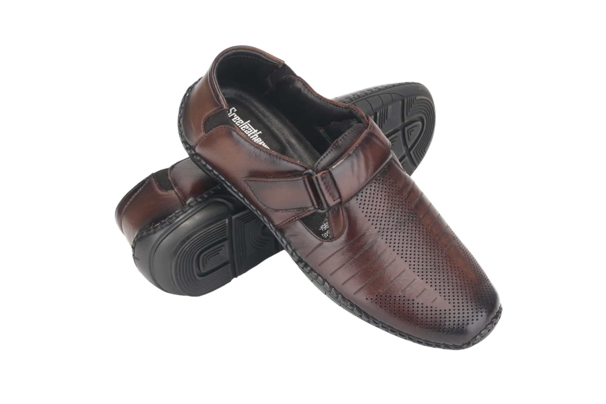 Mens Leather Fisherman Sandal 996546