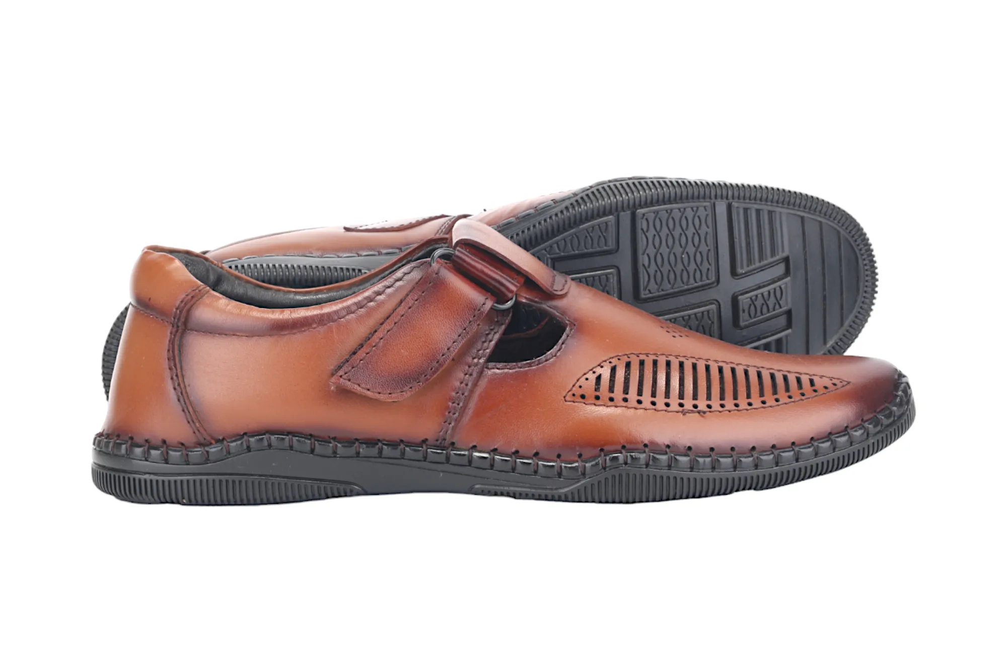 Mens Leather Fisherman Sandal 996548