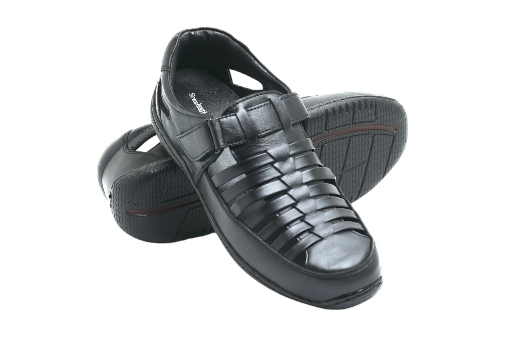 Mens leather sandal 33714
