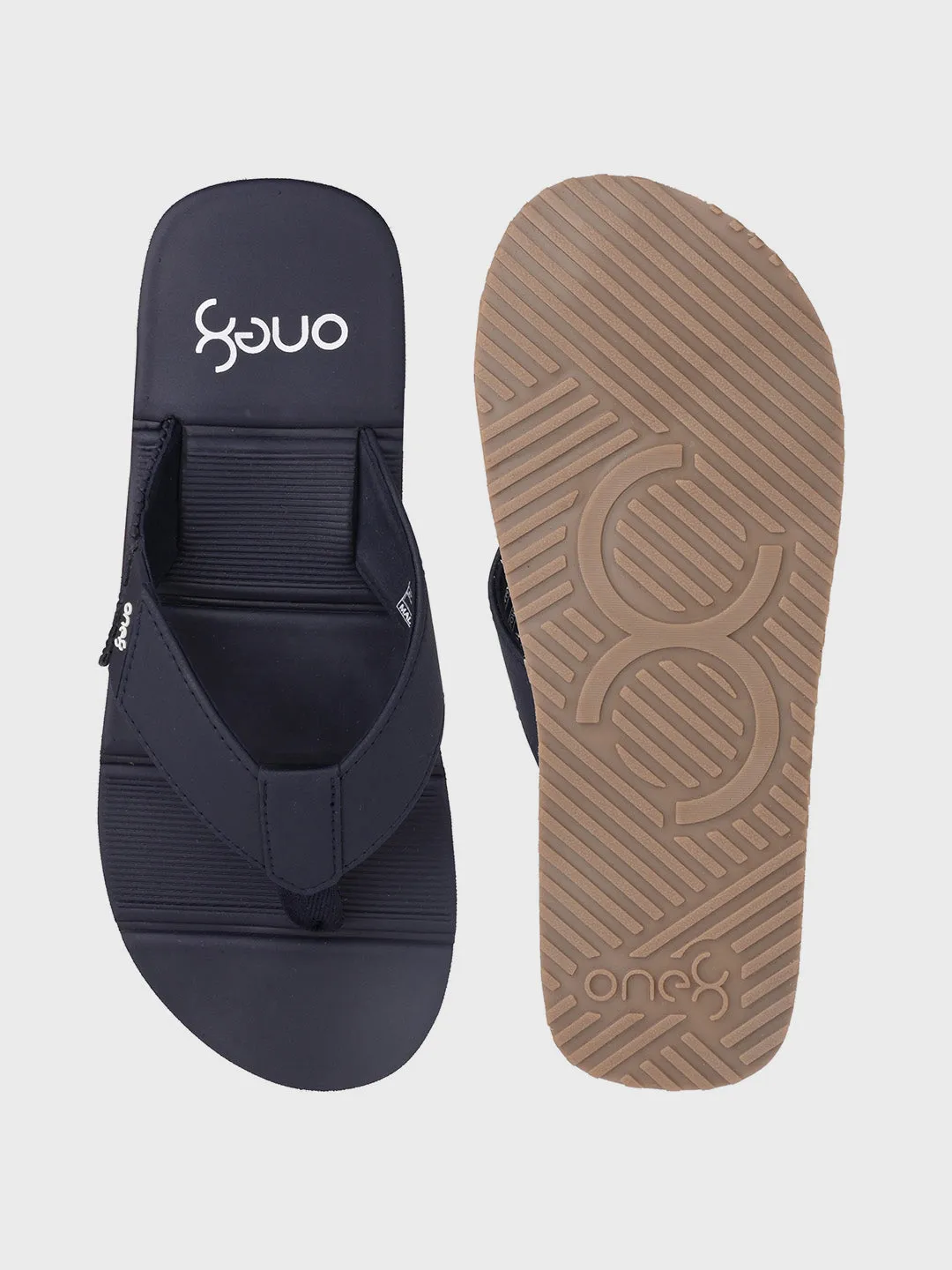 Men's Light-Weight Anti-Skid Bounce Back Mid-Sole Comfortable All Day Wear Slip-ons Slippers/Chappals/Flip-Flops