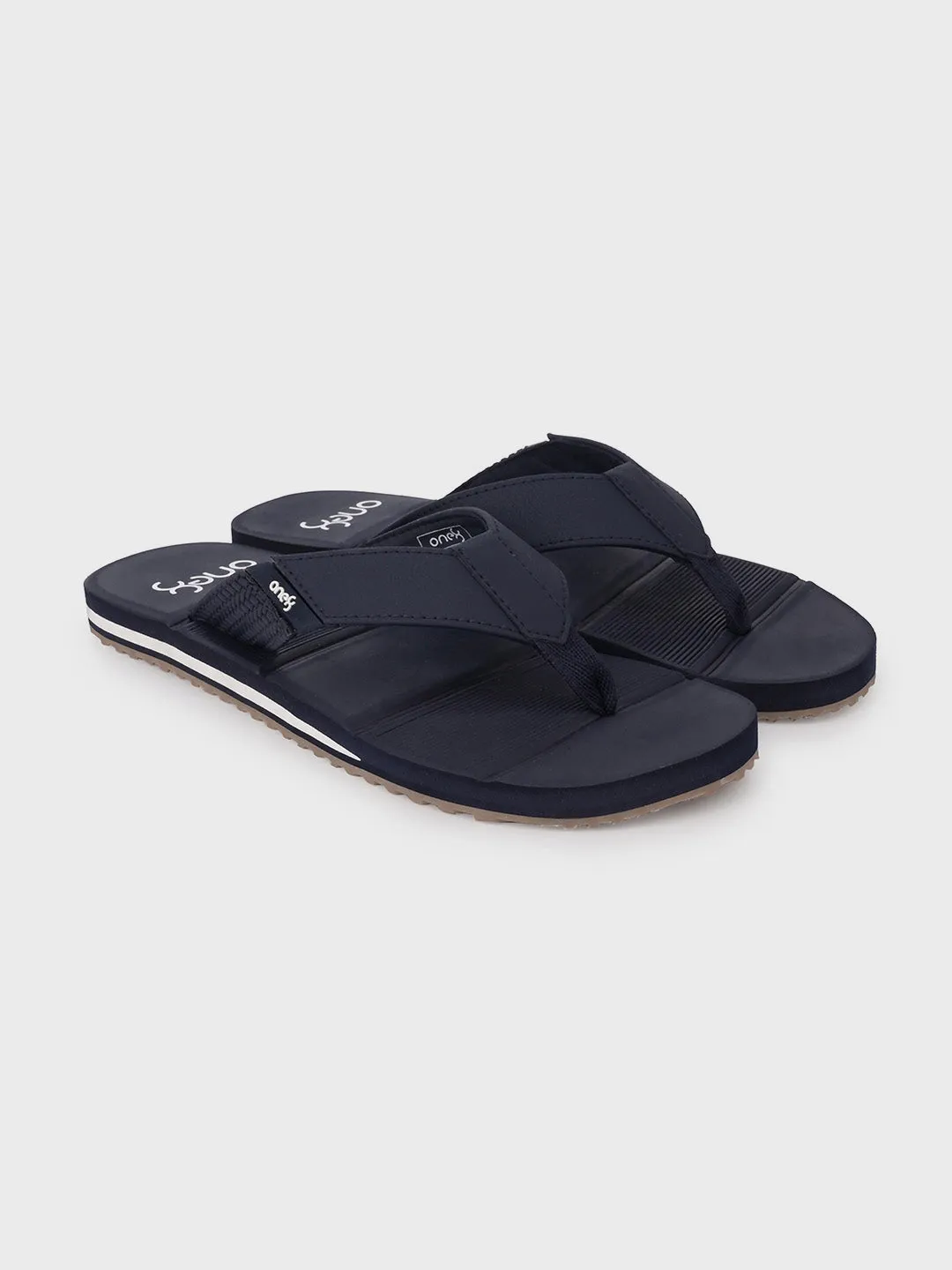 Men's Light-Weight Anti-Skid Bounce Back Mid-Sole Comfortable All Day Wear Slip-ons Slippers/Chappals/Flip-Flops