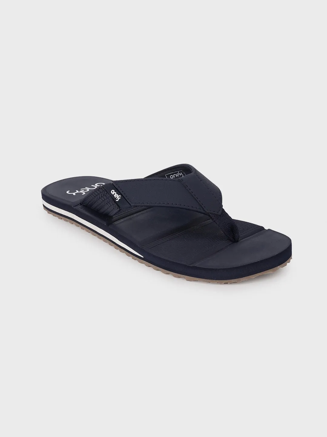 Men's Light-Weight Anti-Skid Bounce Back Mid-Sole Comfortable All Day Wear Slip-ons Slippers/Chappals/Flip-Flops