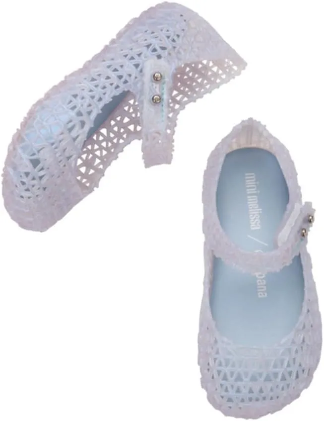 mini melissa Girl's Mini Campana Papel Bb (Toddler) Ballet Flat