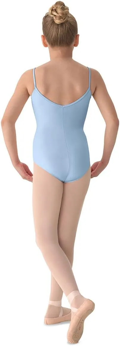 Mirella Girl's Classic V-Back Camisole Dance Leotard