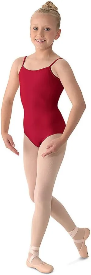 Mirella Girl's Classic V-Back Camisole Dance Leotard