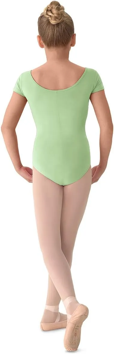 Mirella Girl's Princess Seam Cap Sleeve Dance Leotard