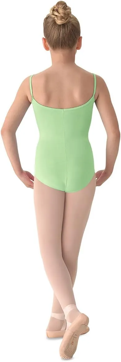 Mirella Girl's Princess Seam V-Front Camisole Dance Leotard