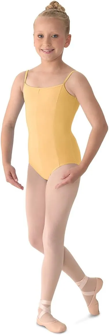 Mirella Girl's Princess Seam V-Front Camisole Dance Leotard