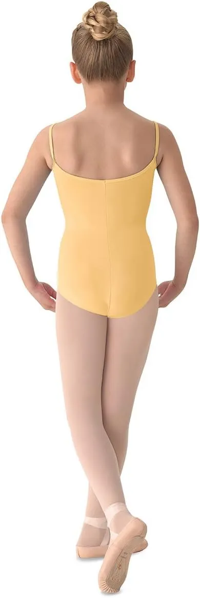 Mirella Girl's Princess Seam V-Front Camisole Dance Leotard