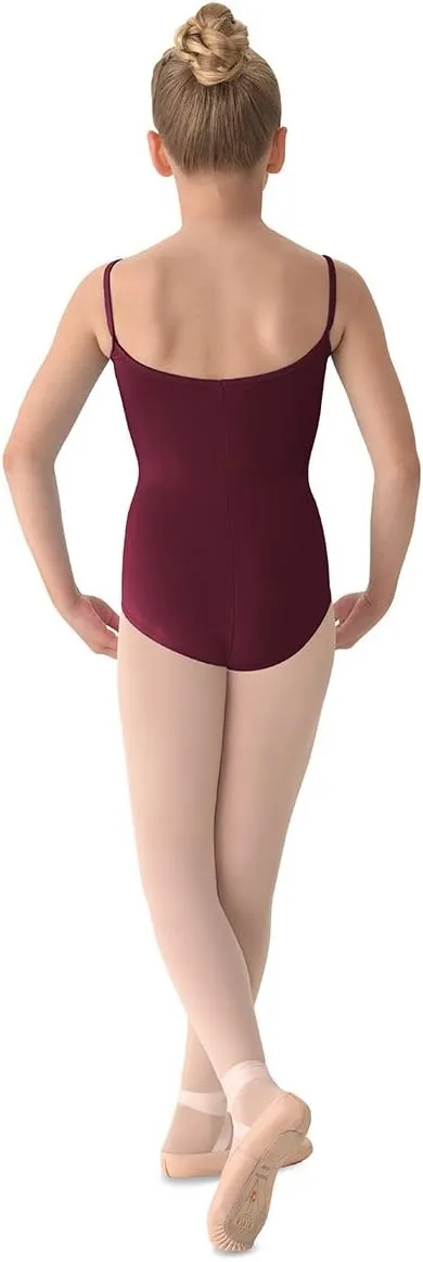 Mirella Girl's Princess Seam V-Front Camisole Dance Leotard