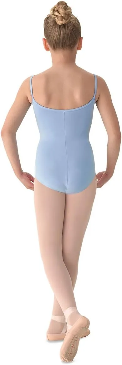 Mirella Girl's Princess Seam V-Front Camisole Dance Leotard
