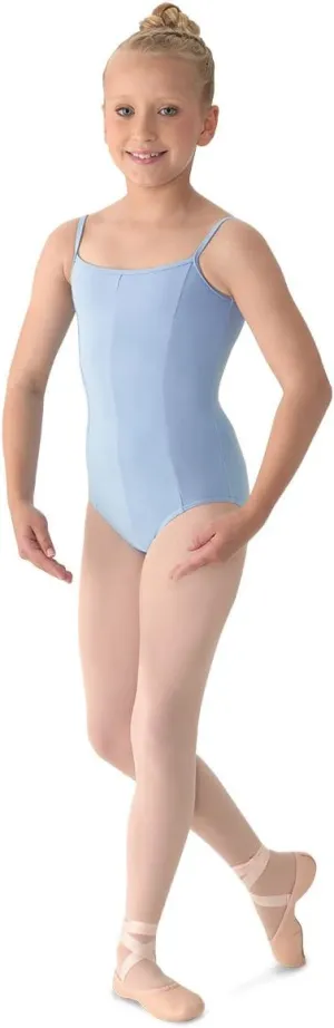 Mirella Girl's Princess Seam V-Front Camisole Dance Leotard