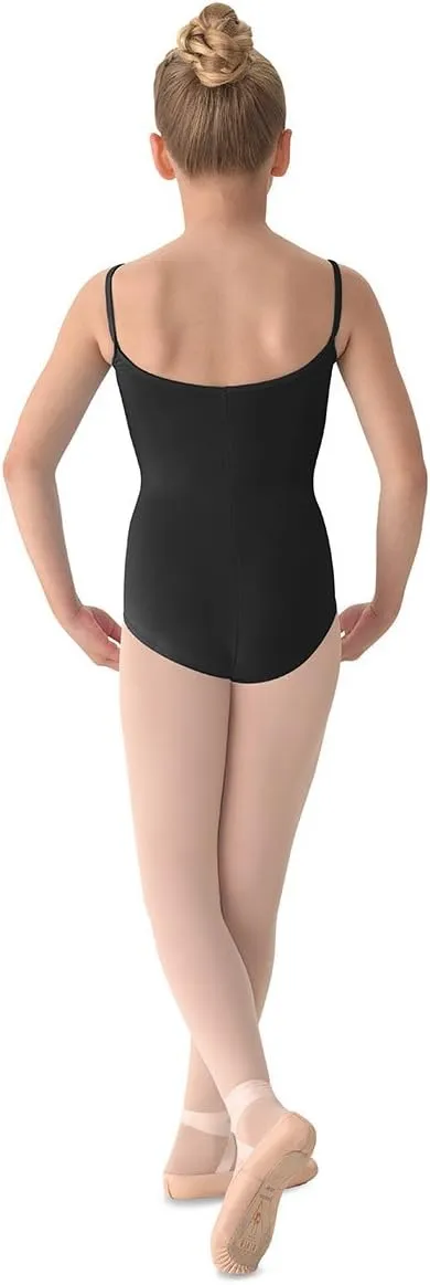Mirella Girl's Princess Seam V-Front Camisole Dance Leotard