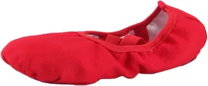 missfiona Women Canvas Ballet Slippers Dance Shoes Adult Practice Yoga Flat Belly Shoes