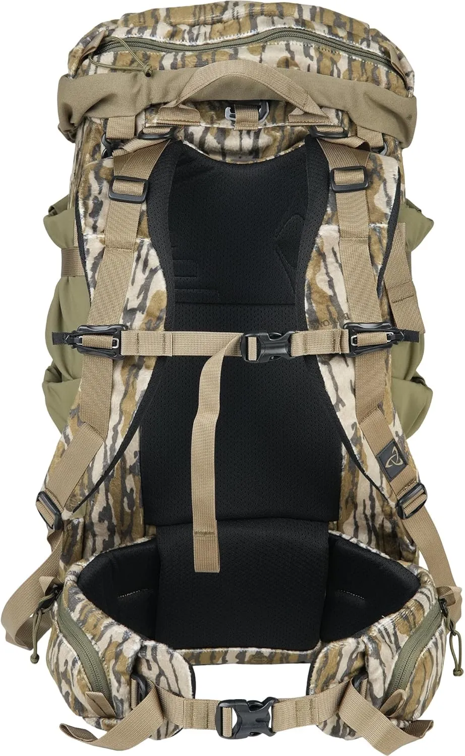 Mystery Ranch Treehouse 38, Tree Stand Hunting Backpack, Quiet, Waterproof, Daypack for Saddle Hunting, Outdoors, 30L - Mossy Oak Bottomland-L/XL
