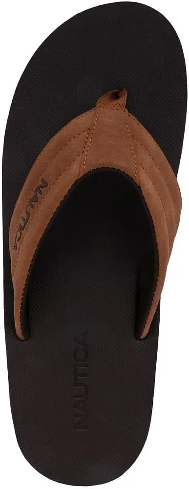 Nautica Men's Flip Flop, Beach Sandal, Boat Slide, Water Slippers