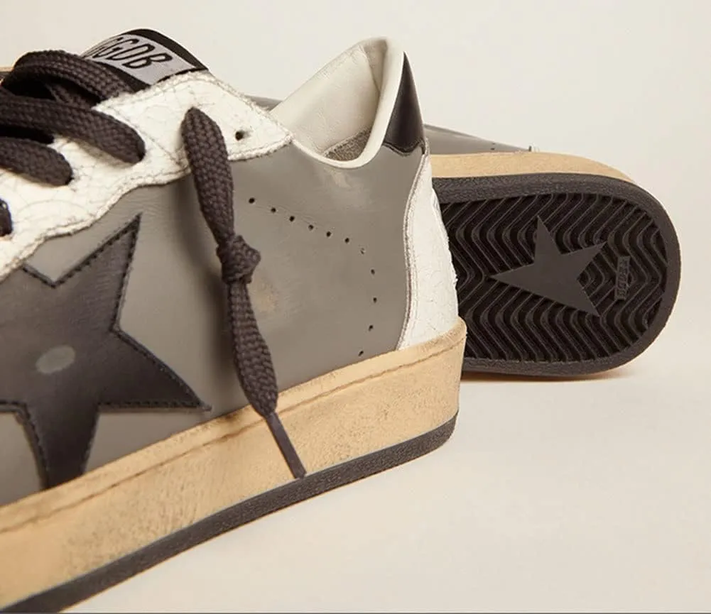 nesho White Leather Sneakers for Women Walking Sport Shoes Hard-Wearing Outdoor Flat Trainers