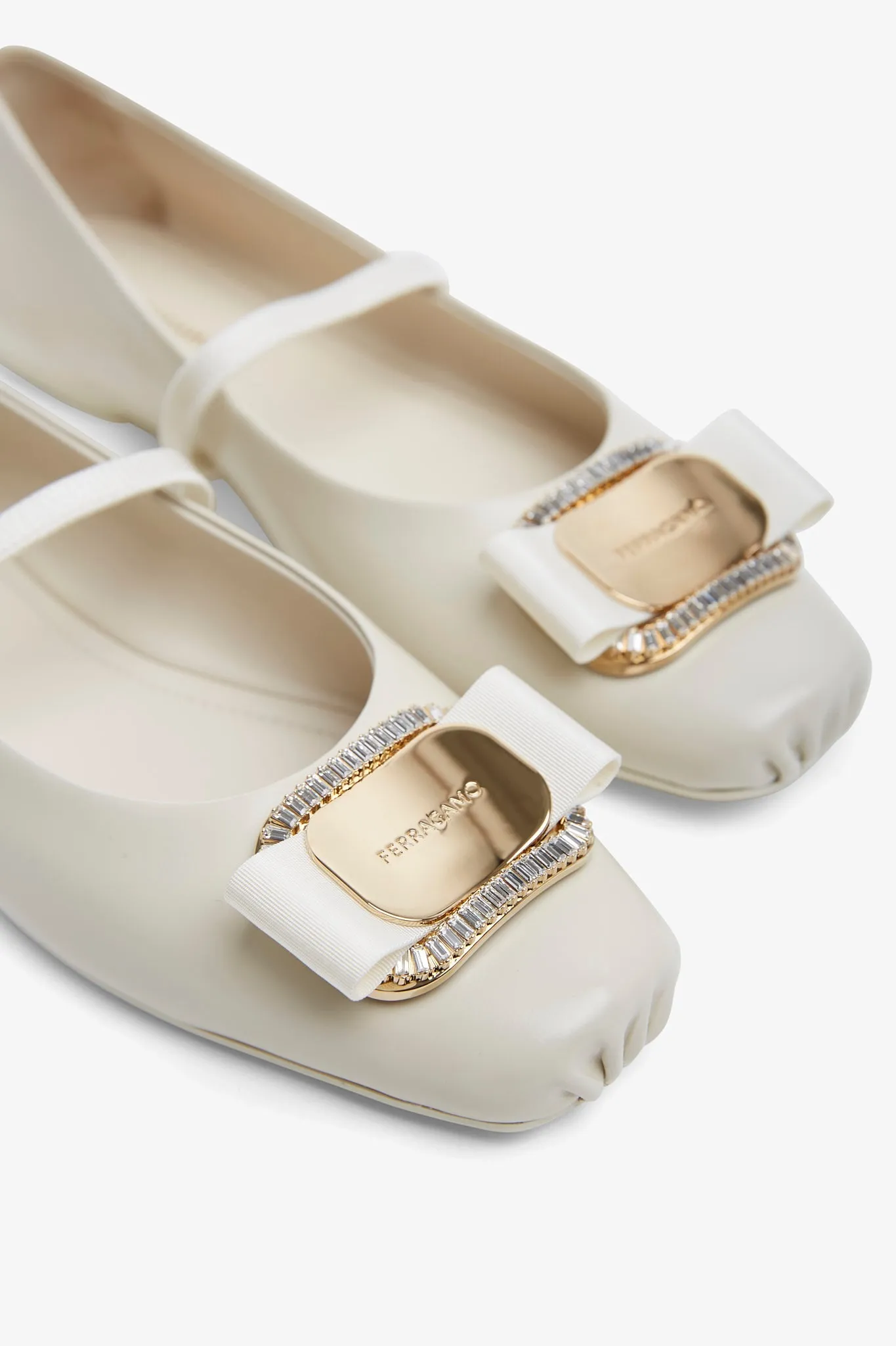 New Vara bridal ballet flats