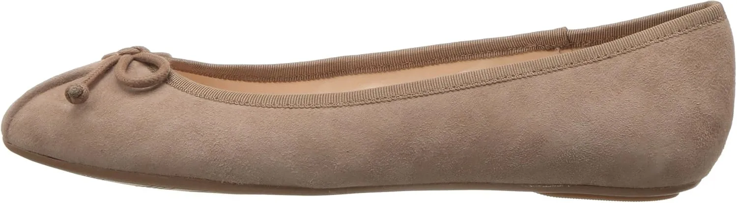 NINE WEST Women's Batoka Suede Ballet Flat