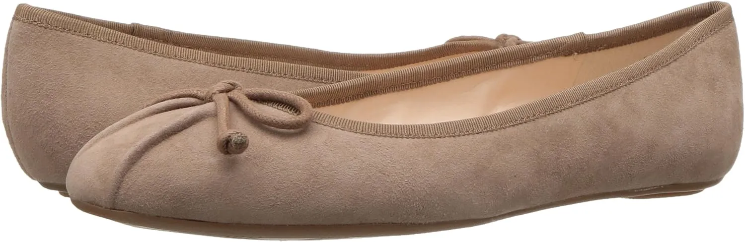 NINE WEST Women's Batoka Suede Ballet Flat