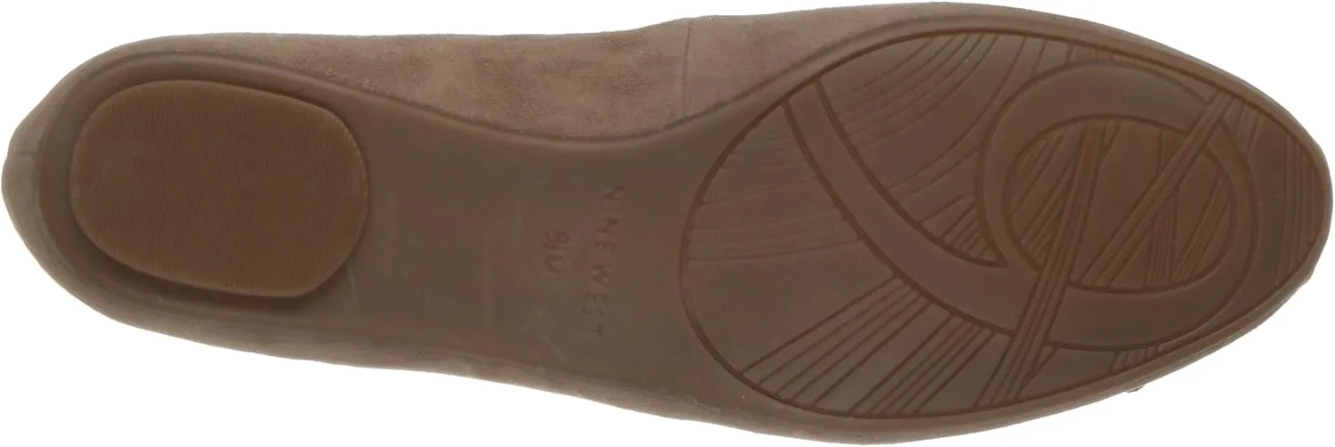 NINE WEST Women's Batoka Suede Ballet Flat