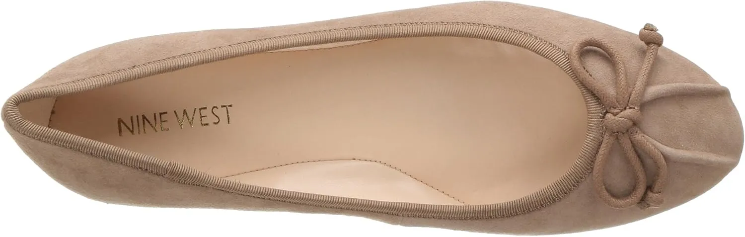NINE WEST Women's Batoka Suede Ballet Flat