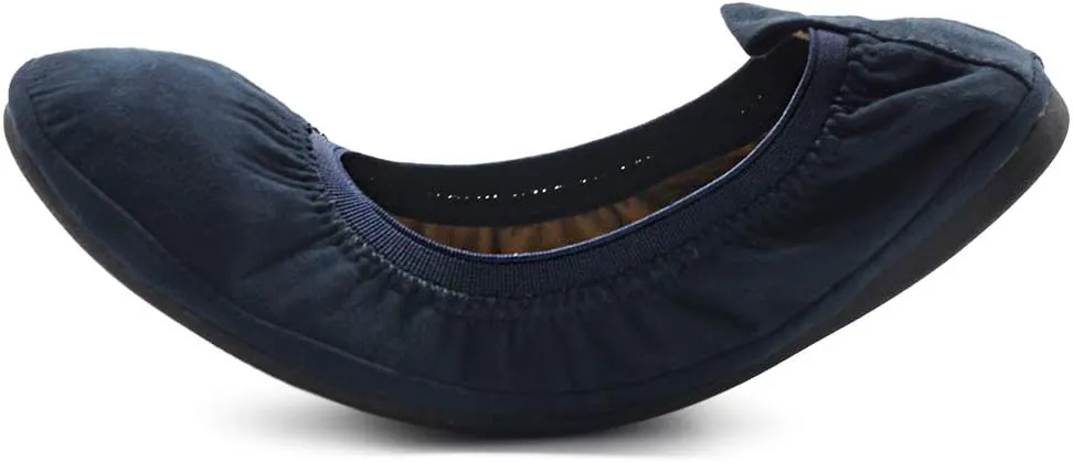 Ollio Women's Shoes Faux Suede Comfort Ballet Flat