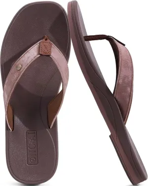 ONCAI Womens Cushion Flip Flops Women's Soft Comfortable Flip Flop Fashion Summer Beach Cute Lightweight Sandals for Woman Size 6-11