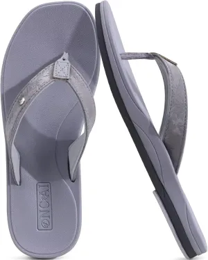 ONCAI Womens Cushion Flip Flops Women's Soft Comfortable Flip Flop Fashion Summer Beach Cute Lightweight Sandals for Woman Size 6-11