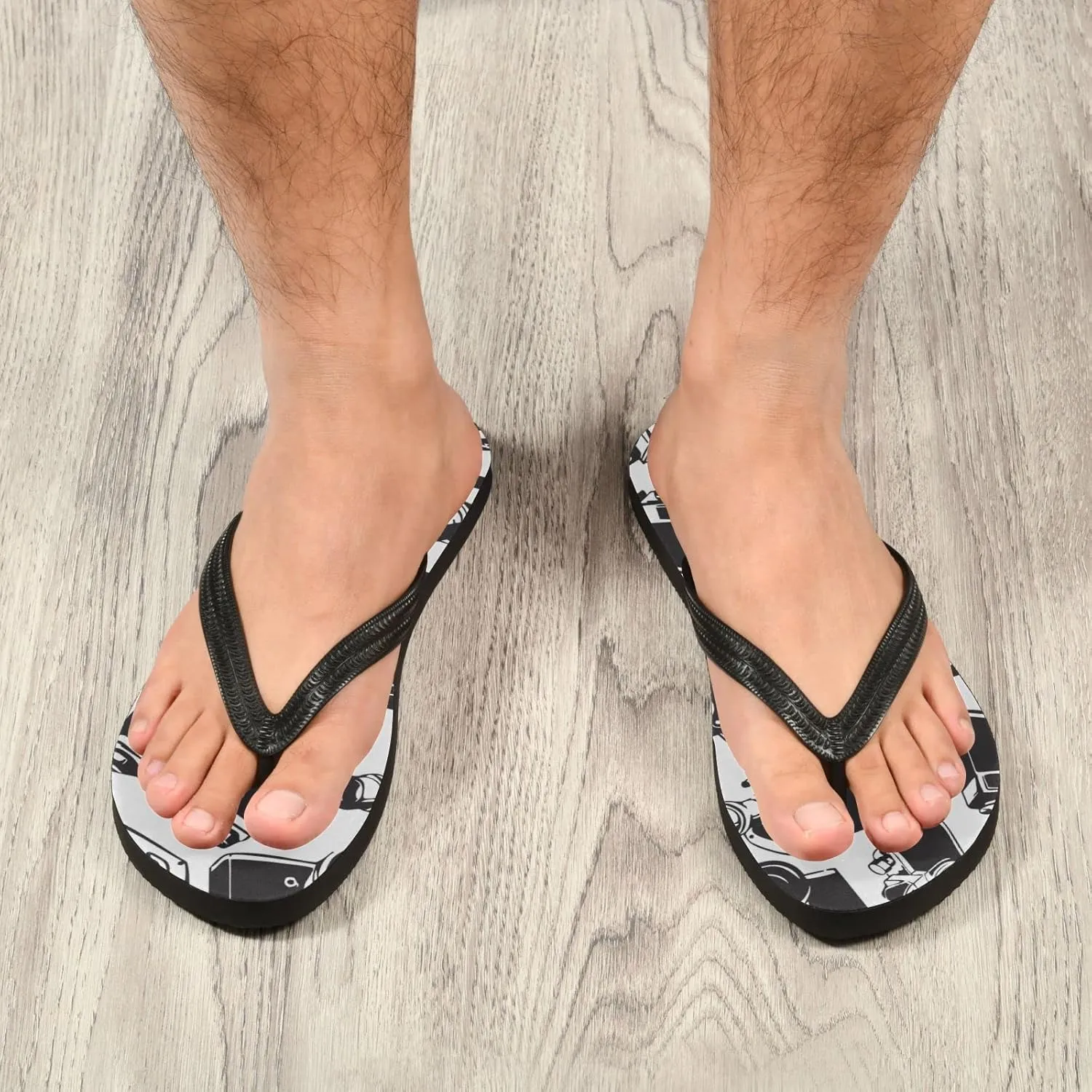 Oyihfvs Flip Flops Flip Sandal Home Slippers Hotel Spa Bedroom for Men Women XS-XXL