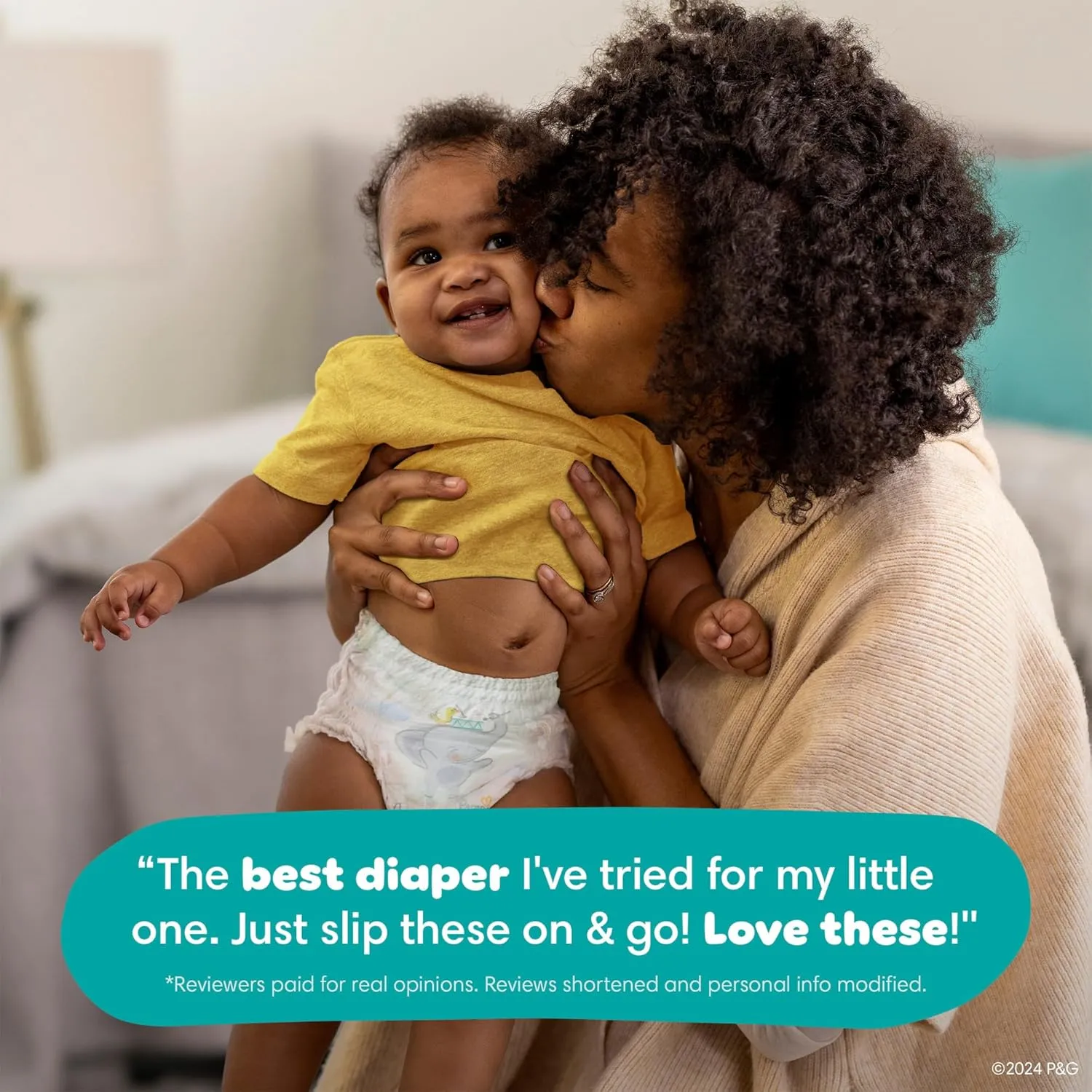 Pampers Swaddlers 360 Pull-On Diapers, Size 5, 116 Count, with Sensitive Water Based Baby Wipes 12 Flip-Top Packs (1008 Wipes Total)