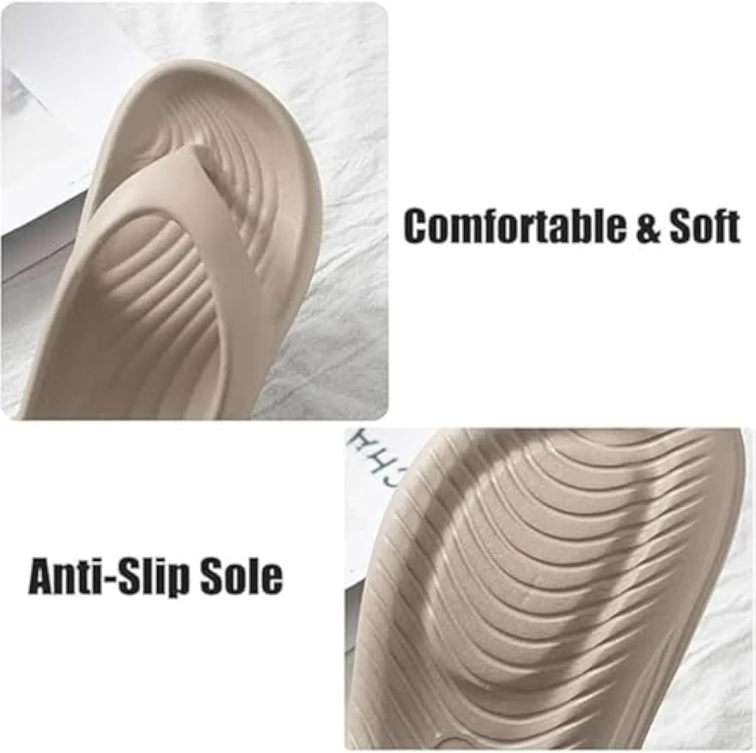 Pillow Arch Support Flip Flops, Platform Recovery Flipflops Orthopedic Sandals, Pillow Soft Summer Beach Shoes