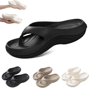 Pillow Arch Support Flip Flops, Platform Recovery Flipflops Orthopedic Sandals, Pillow Soft Summer Beach Shoes