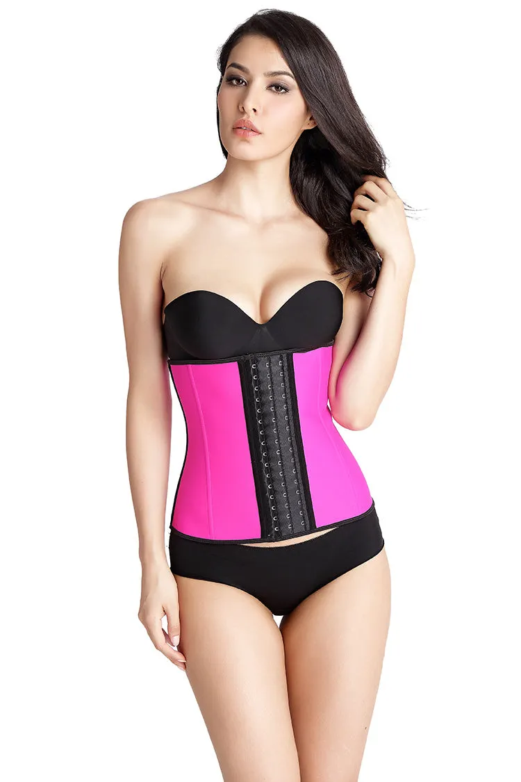 Plus Size Steel Boned Latex Waist Cincher