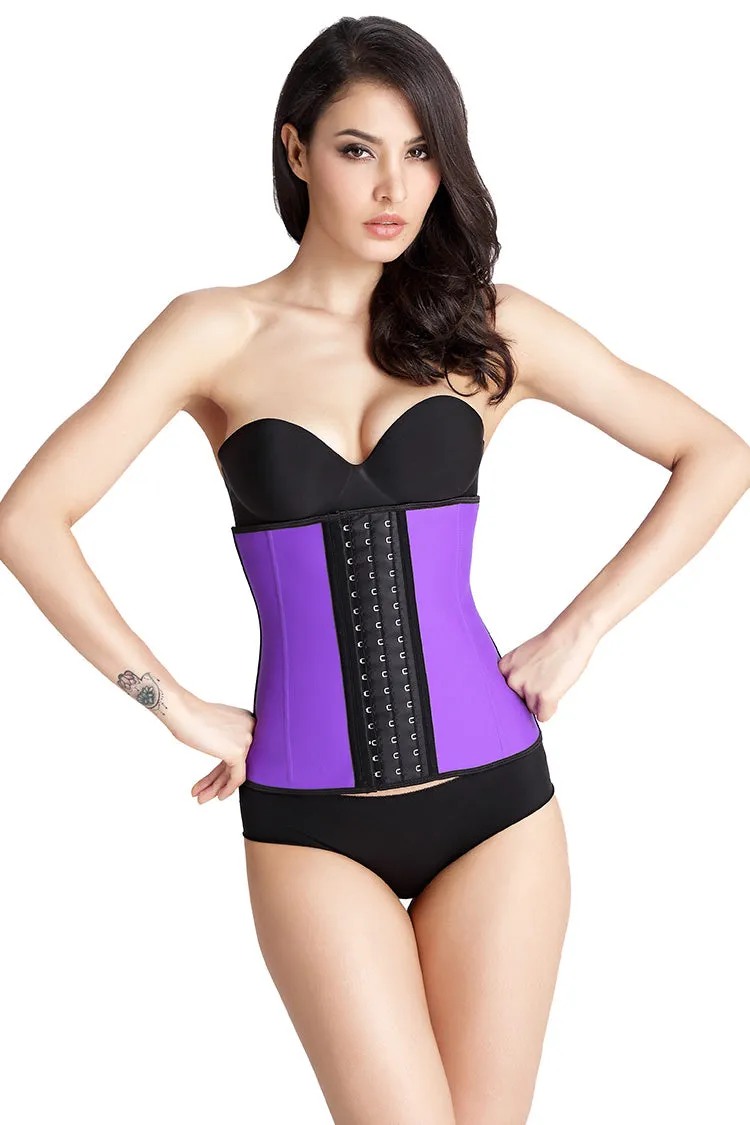 Plus Size Steel Boned Latex Waist Cincher