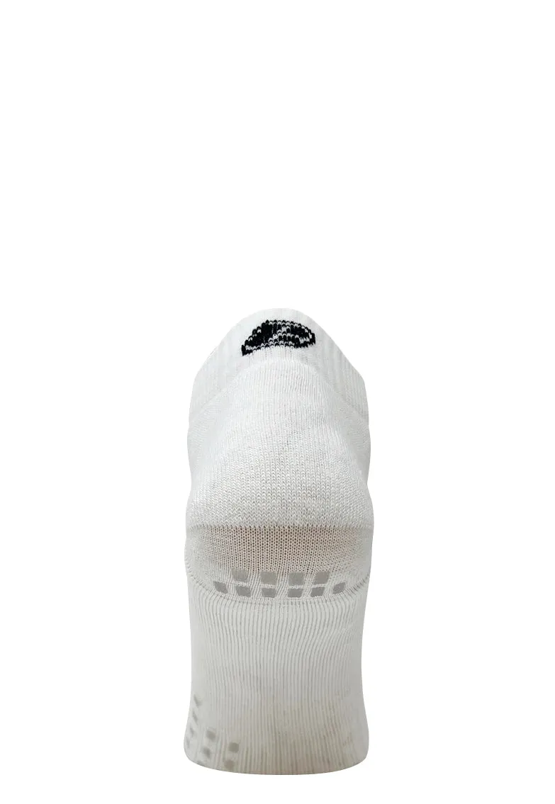 Prevent Slip - White Non-Slip Performance Trainer Grip Socks