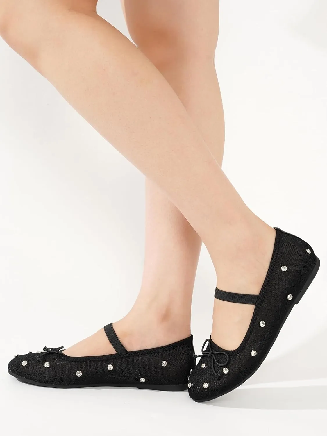 Project Cloud Ballet Flats Shoes for Women - Lightweight & Stylish Ballet Flats for Women Footwear - Non-Slip Mary Jane Shoes with Memory Foam - Casual Footwear for All-Day Comfort