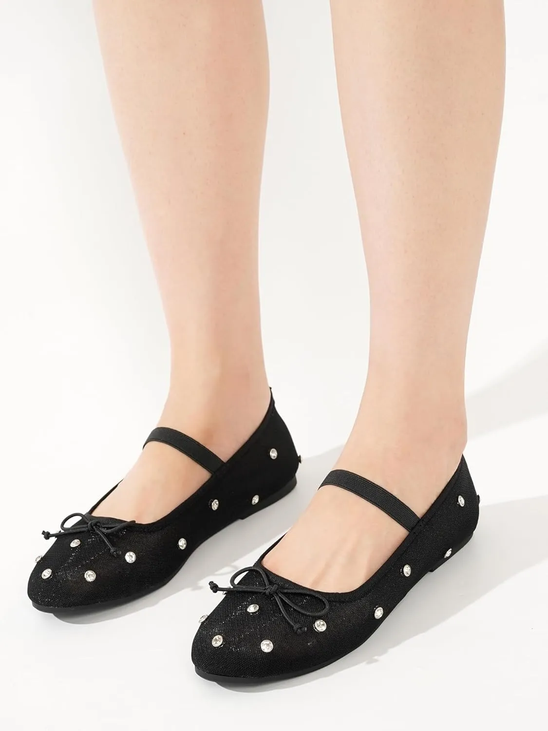 Project Cloud Ballet Flats Shoes for Women - Lightweight & Stylish Ballet Flats for Women Footwear - Non-Slip Mary Jane Shoes with Memory Foam - Casual Footwear for All-Day Comfort