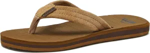 Quiksilver Boy's Carver Suede Fixed Strap Kids Flip Flop Youth Sandal