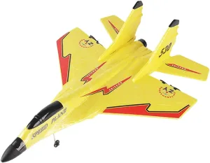 RC Airplane,2.4G Remote Control Fighter Glider,Equipped with Smart Gyroscope and Colorful Night Light,EPP RC Aircraft Anti-Collision and Anti-Fall Drone Toy,Gift for Kids