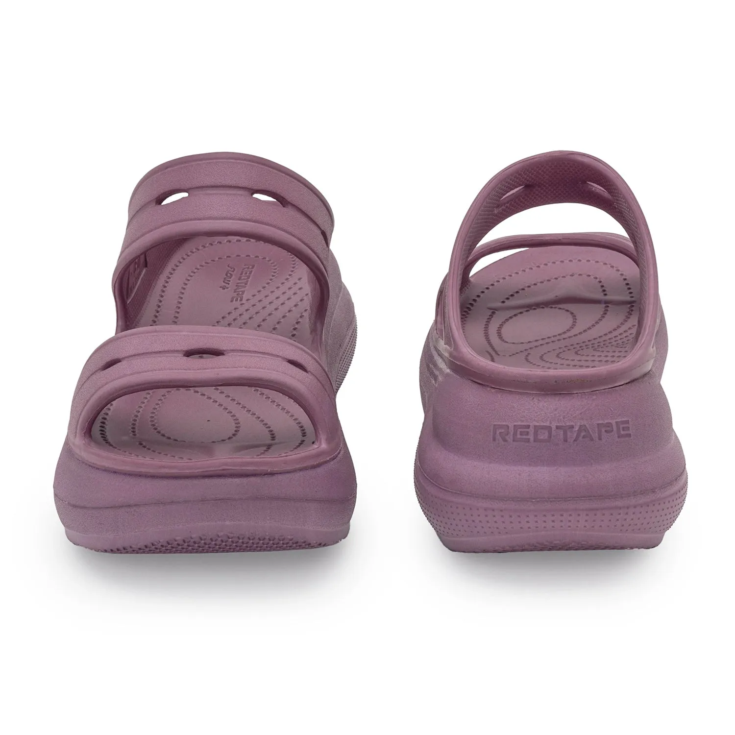 Red Tape Slip-on Sliders for Women | Refined Round-Toe Shape with the Relaxing Slip-On Support