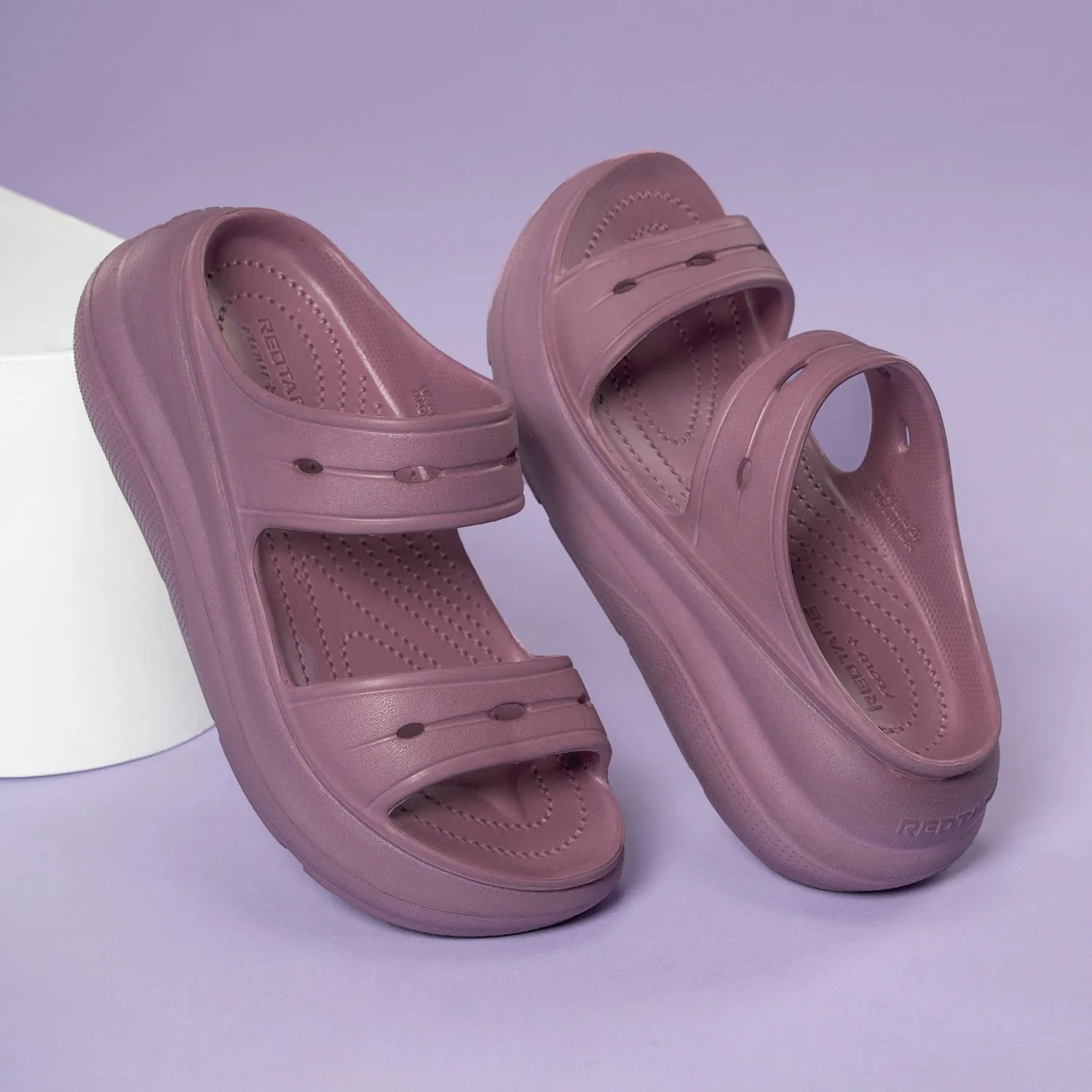 Red Tape Slip-on Sliders for Women | Refined Round-Toe Shape with the Relaxing Slip-On Support