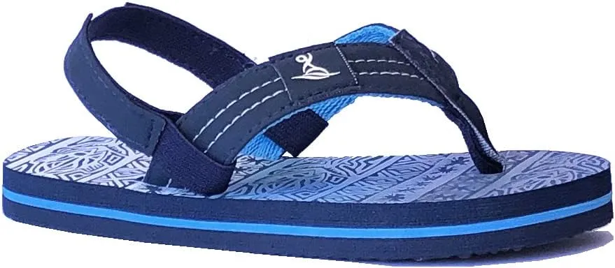REDVOLUTION New Boys' Beach Sandal TRIBAL Tattoo | Geometric Bali Flip-Flop Sandals