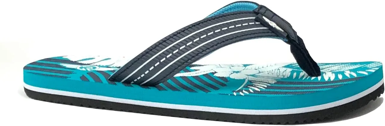 REDVOLUTION New Boys' Beach Sandal TRIBAL Tattoo | Geometric Bali Flip-Flop Sandals