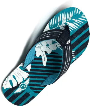REDVOLUTION New Boys' Beach Sandal TRIBAL Tattoo | Geometric Bali Flip-Flop Sandals