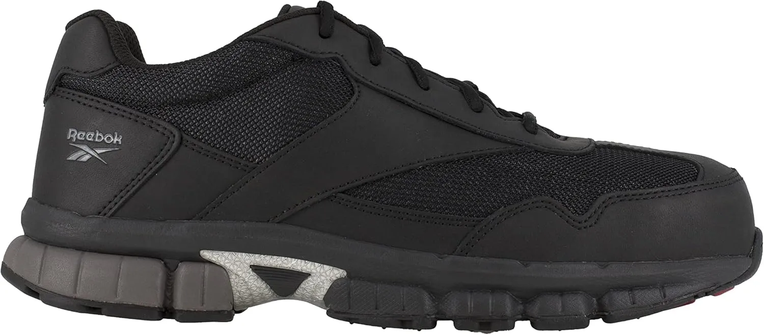 Reebok Work Men's RB4895 Ketia Work Safety Composite Toe Performance CROS Trainers Black and Silver