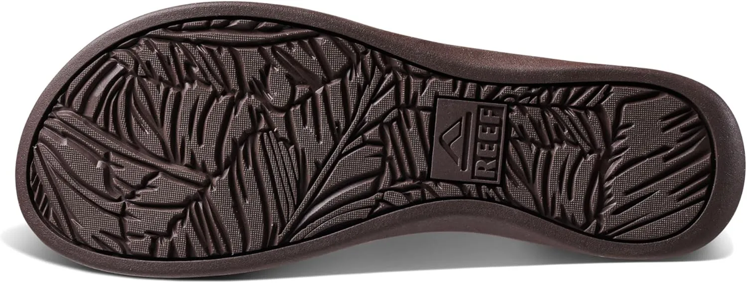 REEF Pacific Joy Women's Flip Flop, Vegan Leather Strap and Soft Cushion Footbed