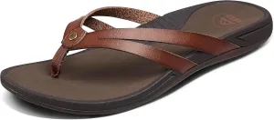REEF Pacific Joy Women's Flip Flop, Vegan Leather Strap and Soft Cushion Footbed