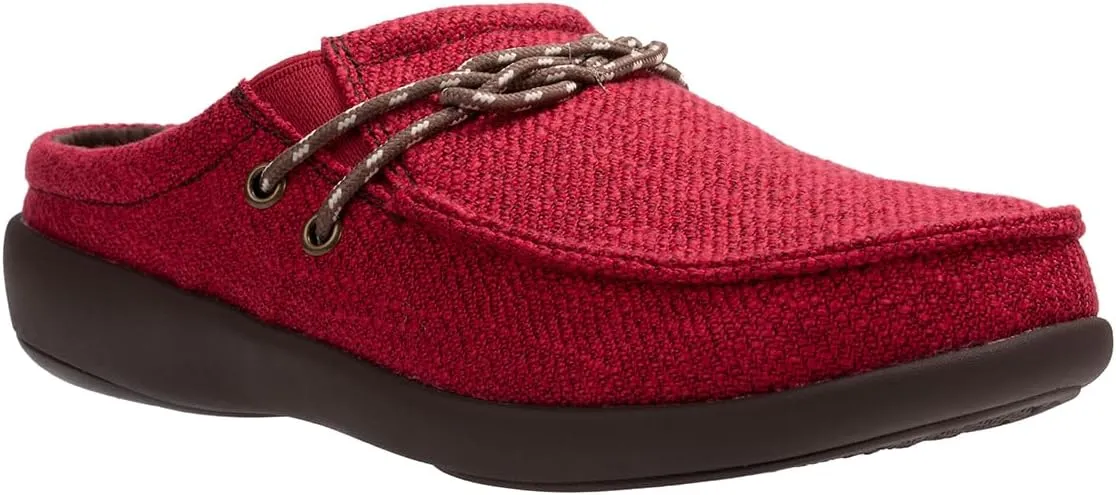 REVITALIGN Women's Siesta Carrick Mule, Red, 12 Wide